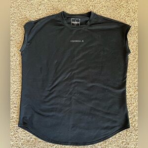 YoungLA black workout shirt size Lg